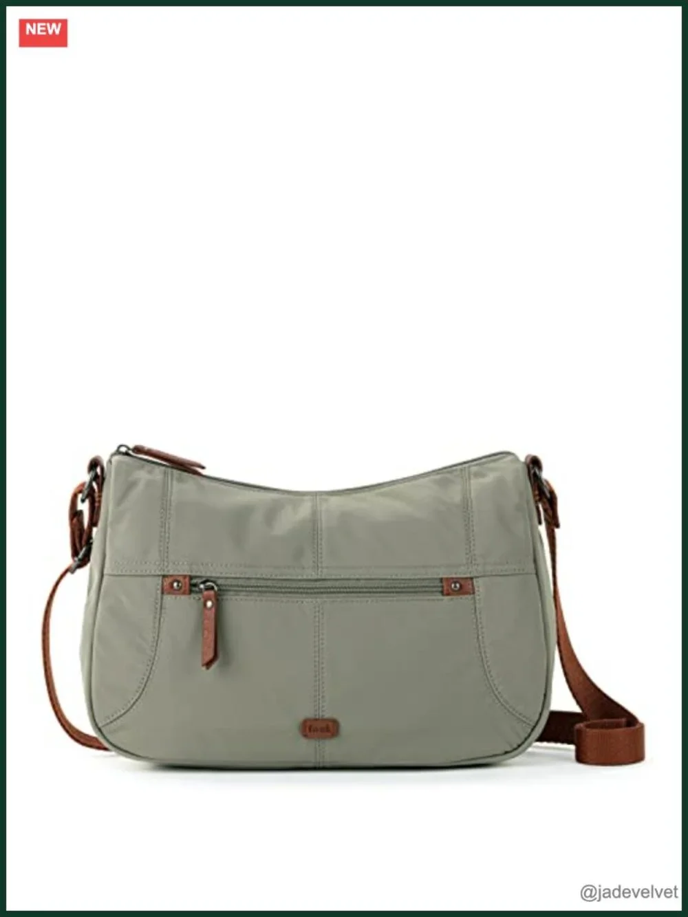 Eco Twill Hobo Crossbody with Recycled Repreve Lining